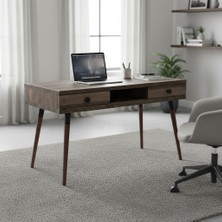 Mobenta Modest Desk | Masif Çalşıma & Laptop Masası, 2 Çekmece 1 Bölme - 120 Cm, Cv