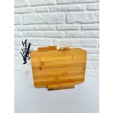 Feyza Design 3'lü Bambu Kesme Tahtası Seti, Gıda Ayrımlı, Kırmızı Et, Balık, Tavuk, Sebze