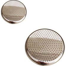 Feyza Design Paslanmaz Metal Sarma Dolma Kapağı 2'li Set, 20-22 Cm, Yaprak Sarma Altlığı