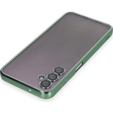 isiltikidsmoda Newface Samsung Galaxy A14 4g Kılıf Razer Lensli Silikon - Yeşil