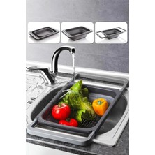 Feyza Design Katlanabilir Dikdörtgen Lavabo Süzgeci, Pratik ve Şık Tasarım