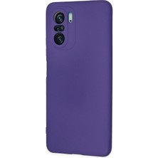 isiltikidsmoda Newface Xiaomi Poco F3 Kılıf Nano Içi Kadife Silikon - Mor