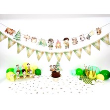Fluparty Scout Camp - Minik İzci Temalı Üçgen Flama Banner