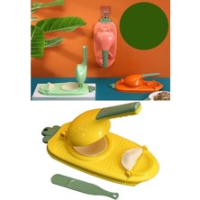 Feyza Design Pratik 2'li Hamur Açıcı ve Presleme Kalıbı, Mantı, Börek, Poğaça ve Ravioli Için