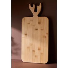 Feyza Design Bambu Kesme ve Sunum Tahtası 46X22 Cm, Ergonomik ve Şık Tasarım