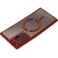 isiltikidsmoda Newface Samsung Galaxy Note 20 Ultra Kılıf Kross Magneticsafe Kapak - Kırmızı