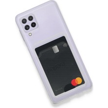 isiltikidsmoda Newface Samsung Galaxy A22 Kılıf Kart Şeffaf Silikon - Şeffaf