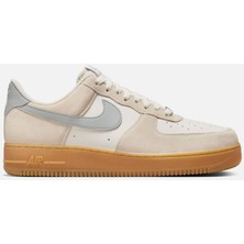 Nike Air Force 1 '07 Lv8 Leather Unisex Sneaker Swoosh Hakiki Deri Günlük Spor Ayakkabı Krem