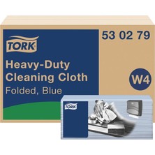 Tork Nonwoven Ağır Kirler Için Z Katlı Mavi Temizlik Bezi 105 Yaprak 4 Paket
