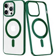 isiltikidsmoda Newface iPhone 14 Pro Kılıf Element Magneticsafe Sert Kapak - Köknar Yeşili