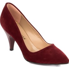 Fox Shoes Bordo Kadın Topuklu Ayakkabı A922151102