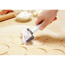 Feyza Design Pratik Yuvarlak Hamur Kesici, Mantı, Kurabiye ve Poğaça Için