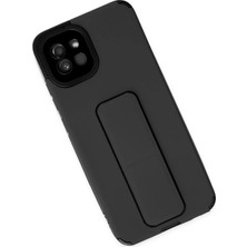 isiltikidsmoda Newface Samsung Galaxy A03 Kılıf Mega Standlı Silikon - Siyah