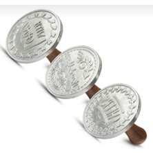 Feyza Design 3'lü Döküm Yılbaşı Kurabiye Kalıbı ve Pankek Mührü Seti