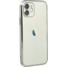 isiltikidsmoda Newface iPhone 12 Kılıf Razer Lensli Silikon - Gümüş