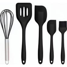 Feyza Design Yapışmaz Silikon Tencere Seti, 5 Parça, Dayanıklı ve Sağlıklı Kullanım