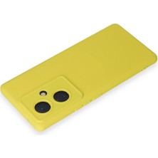 isiltikidsmoda Newface Vivo V29 Lite Kılıf Nano Içi Kadife Silikon - Sarı
