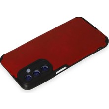 isiltikidsmoda Newface Samsung Galaxy M34 5g Kılıf Loop Deri Silikon - Kırmızı