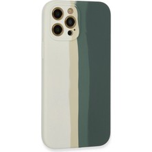 isiltikidsmoda Newface iPhone 12 Pro Kılıf Ebruli Lansman Silikon - Beyaz-Gri