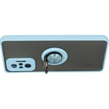 isiltikidsmoda Newface Xiaomi Redmi Note 10 Pro Kılıf Montreal Yüzüklü Silikon Kapak - Buz Mavi