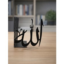 Tasagram Metal Kitap Tutucu Allah (Cc) Yazılı Kitap Desteği, Dekoratif Kitaplık