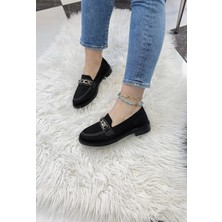 Üreticiniz KB-021 Kuback Siyah Triko Siyah Taban U Toka  Günlük Kadın Ayakkabı 481348