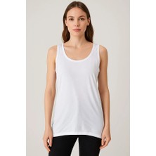 Q-En Kalın Askılı Kadın Bambu Atlet – Nefes Alan Dikişsiz ve Esnek Kumaş