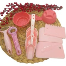 Feyza Design 11 Parça Mutfak Seti: Erzak Küreği, Tatlı ve Pilav Kalıbı, Hamur Kazıyıcı, Soyacak, Kavanoz Açacağı