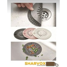 Feyza Design Pratik Silikon Lavabo Süzgeci, Banyo ve Mutfak Için Gider Kapatıcı