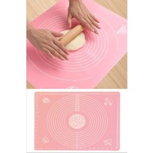 Feyza Design Silikon Hamur Açma Matı 48X38 Cm, Pratik ve Dayanıklı Mutfak Aksesuarı