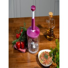 Feyza Design Üç Bıçaklı El Rondosu, Pratik Sebze, Meyve ve Soğan Doğrayıcı