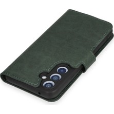 isiltikidsmoda Newface Samsung Galaxy A34 5g Kılıf Trend S Plus Kapaklı Kılıf - Yeşil