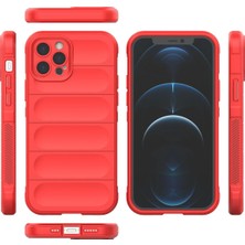 isiltikidsmoda Newface iPhone 12 Pro Max Kılıf Optimum Silikon - Kırmızı