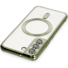 isiltikidsmoda Newface Samsung Galaxy S22 Kılıf Kross Magneticsafe Kapak - Koyu Yeşil