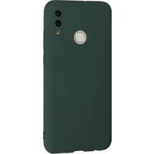 isiltikidsmoda Newface Huawei P Smart 2019 Kılıf Nano Içi Kadife Silikon - Koyu Yeşil