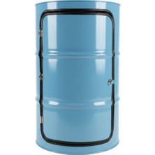 Greenmall Metal Varil Dolap Mavi