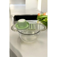 Feyza Design Pratik ve Şık Kaseli Rende ile Kolay Sebze ve Meyve Hazırlama