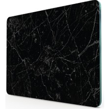 Feyza Design Siyah Granit Desenli Cam Kesme Tahtası 30X40CM, Dayanıklı ve Şık Tasarım