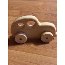 Totoro Atölye Ahşap Oyuncak Araba – Doğal, Eğitici Oyuncak