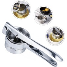 Feyza Design Çelik Gövdeli Patates Ezici, Sebze Püresi Hazırlama, El Tipi, Dayanıklı