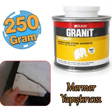 Badem10 Granit Mermer Taş Fayans Çini Mozaik Beton Ahşap Yapıştırıcısı 250 Gram Polyester Sentetik Reçine