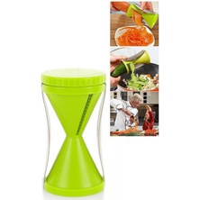 Feyza Design Pratik Sebze Doğrayıcı, Spiral Dilimleme Aleti, Çok Fonksiyonlu Mutfak Gereci