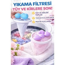 Özgürce Kalpli Tüy Toplayıcı Çamaşır Makinesi Filtresi, Saç ve Kir Tutucu