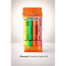 Penmark Kalem Tipi Fosforlu 4lü Set