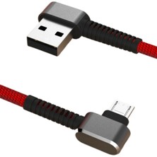 Marsilyan Konfulon S73 Micro USB Kablo 1m 2.1A - Kırmızı