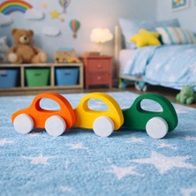 Zuulab Zuukids Tekerlekli Oyuncak Araba (3'lü Set)