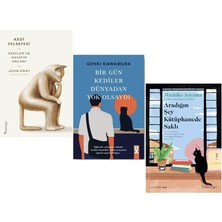 Domingo Yayınevi Kedi Felsefesi+Bir Gun Kediler Dunyadan Yok Olsaydi+Aradigin Sey Kutuphanede Sakli=(3kitap)