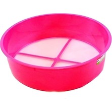 Feyza Design Büyük Yuvarlak Plastik Un Eleği, 36 Cm, Pratik ve Dayanıklı Süzgeç