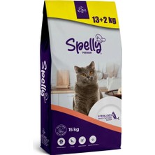 Spelly Kısırlaştırılmış Yetişkin Kedi Maması Somonlu 15 kg