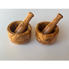 Feyza Design Sağlıklı ve Lezzetli 1 Adet Zeytin Havan, Doğal Kullanım Keyfi